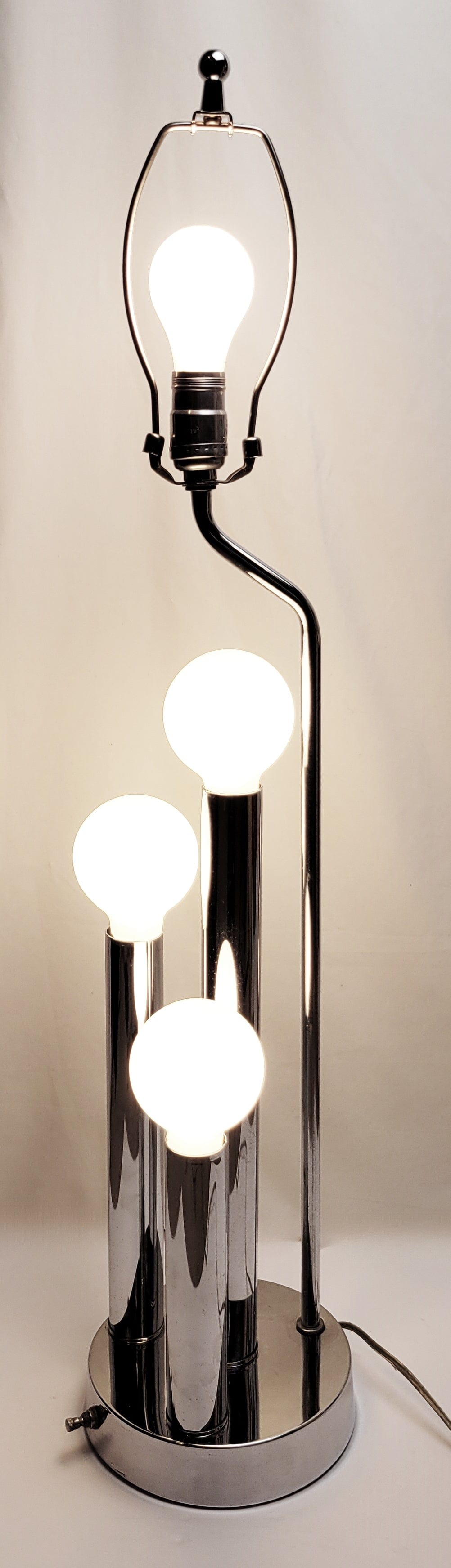 Robert Sonneman Lighting MCM Robert Sonneman Modernist 4 Pillar Tall Architectural Table Lamp 1960/70s