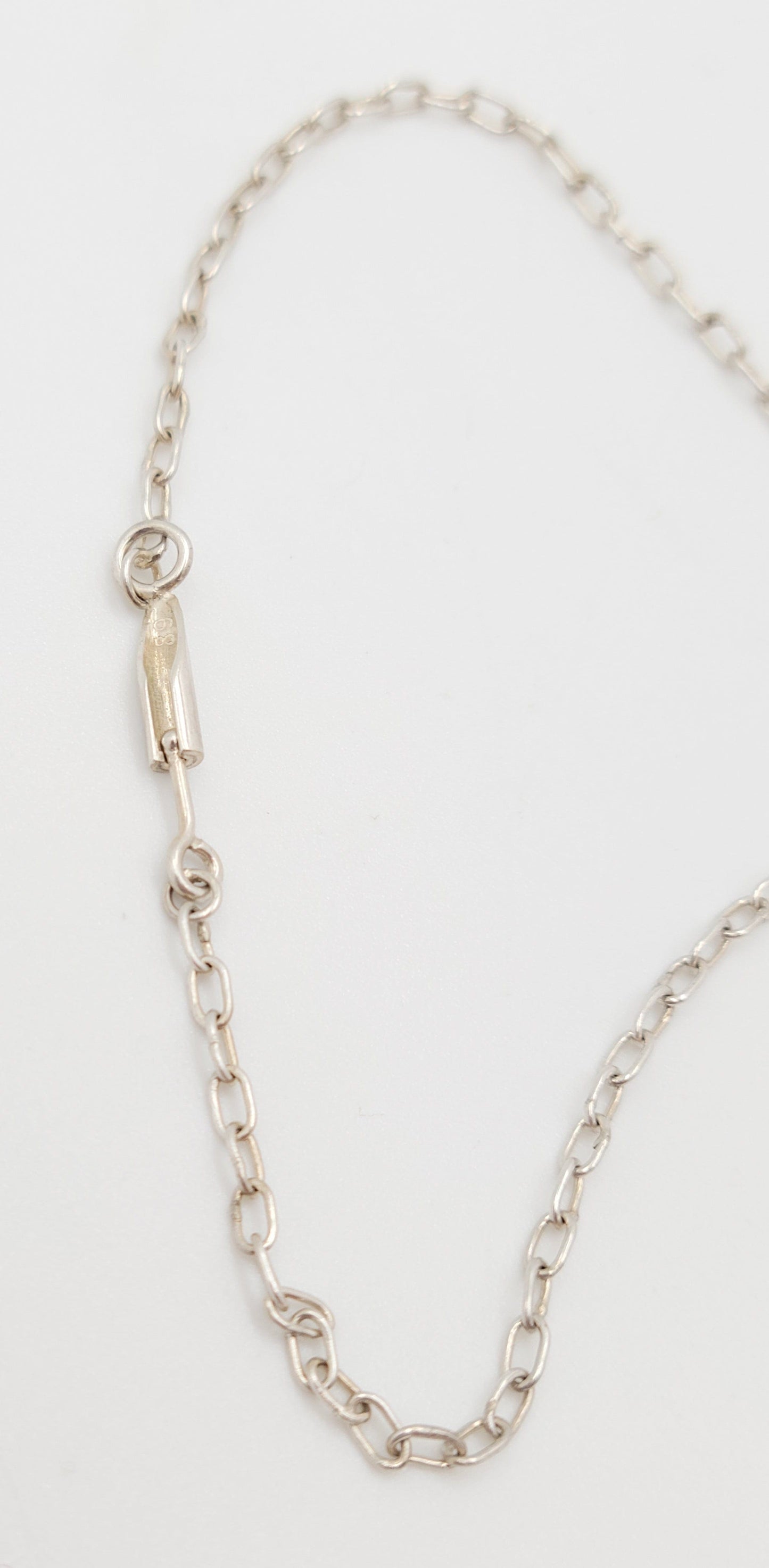 SH Jewelry SH Scandinavian Sterling Abstract Modernist Necklace & Earring Set