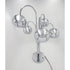Sonneman for Kovacs Lighting Superb Sonneman 4 Kovacs Chrome 5 Arm Waterfall Eyeball Table Lamp 1960s