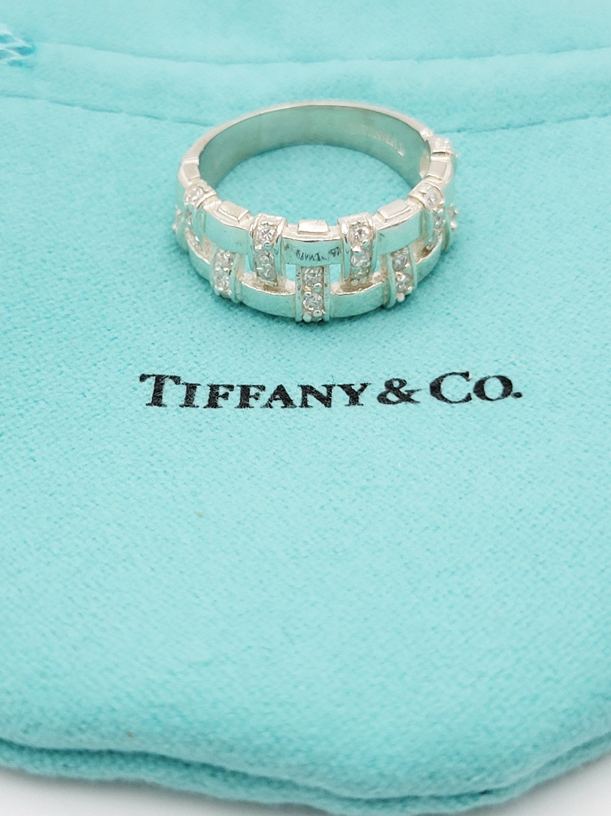 Tiffany & Co. Jewelry Authentic Sterling Silver Tiffany & Co Ring & Bag
