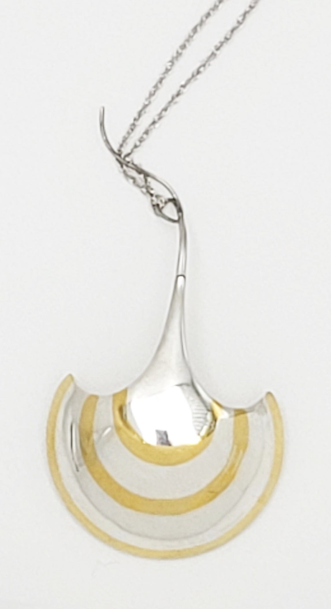 TMCMH Jewelry Designer Stingray Sterling Silver & 24k Gold Necklace