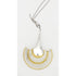 TMCMH Jewelry Designer Stingray Sterling Silver & 24k Gold Necklace