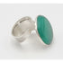Valon Kulta Hopea Valo-Koru Jewelry Rare Finnish Valon Kulta & Hopea Sterling Chalcedony Modernist HUGE Ring 1976