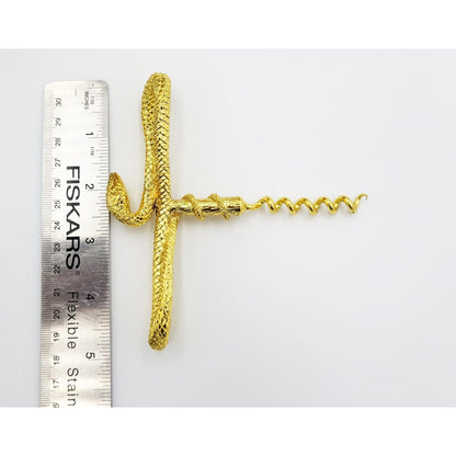 Williams Sonoma Corkscrew Rare Vintage Pottery Barn Limited Edition Gold Plated Serpent Corkscrew NIOB
